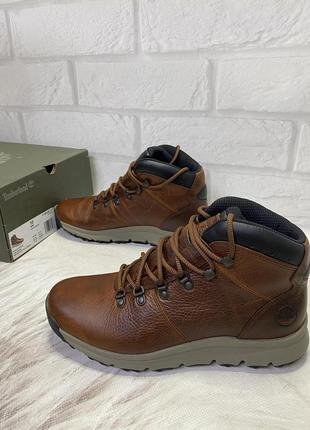 Чоловічі, шкіряні черевики *timberland world hiker leather*