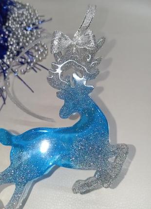 Новогодние игрушки из эпоксидной смолы