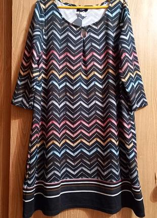 Benotti -платье в приятный принт и фасон🖤💙❤️🧡