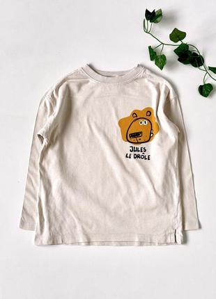 Кофта, реглан, лонгслив zara 3-4 года