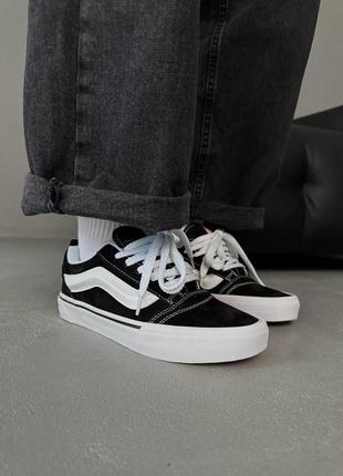 Кеди strong vans Vault Old Skool NS OG LX Suede Canvas Barbed Wire Black True most