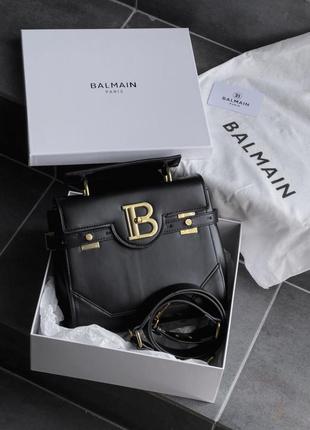 Сумка balmain з натуральної шкіри