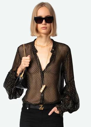 Блуза рубашка zadig & voltaire