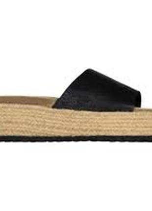 40-41 розмір нові фірмові жіночі шкіряні шльопанці еспадрильї new yorker