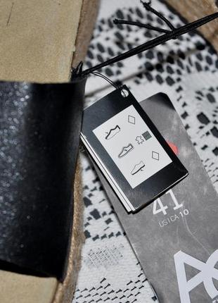 40-41 розмір нові фірмові жіночі шкіряні шльопанці еспадрильї new yorker5 фото