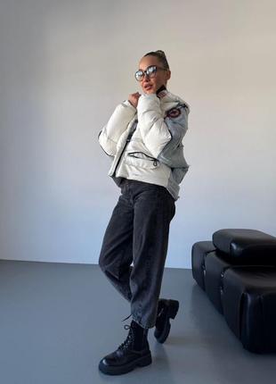 Пуховик женский наполнитель 90% пуха и 10%перо теплая, удобная куртка