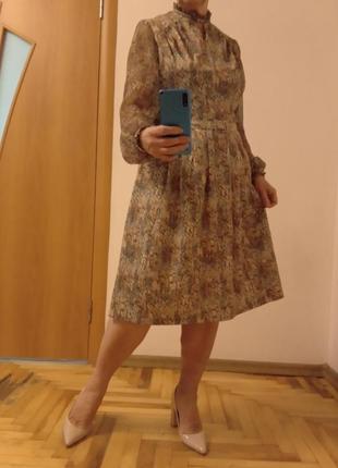 Чудесное платье под пояс, размер 12-14