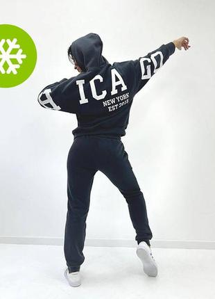 Теплий спортивний костюм на флісі