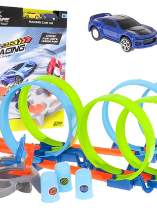 Ігровий автотрек з мертвими петлями jj 172