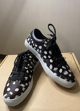 Слипоны кожаные (пони) на шнурках andre новые 36р.