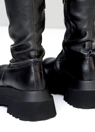Ботфорты натуральная кожа