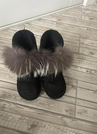 Угги з натуральным хутром