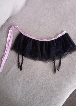 Еротична спідниця з підтяжками для панчіх ann summers