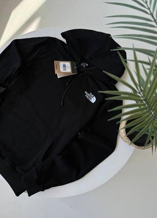 Худи tnf белое лого