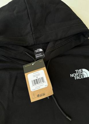Худи tnf белое лого
