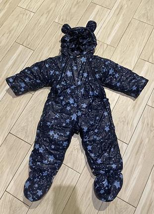 Дитячий зимовий комбінезон - трансформер на овчині