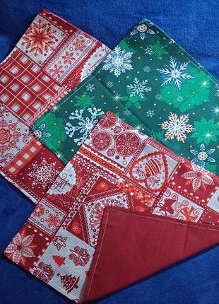 Наволочка набір різдво новий рік декор інтер'єр меблі