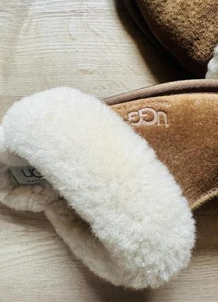 Натуральные тапочки ugg, овчина замш