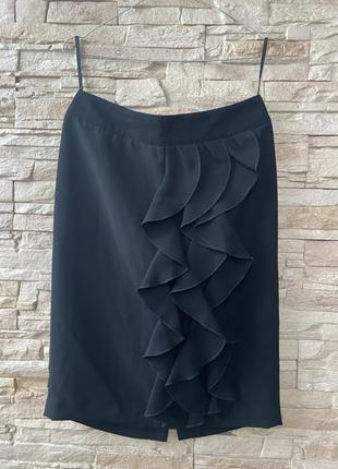 Next next юбка юбка черная с воланами