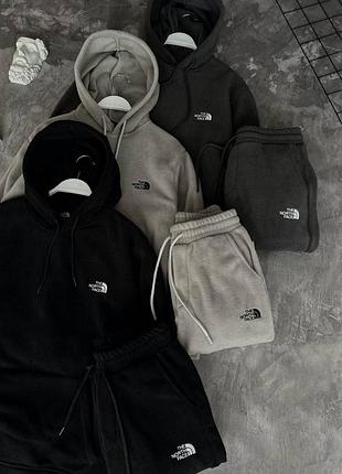 Теплый костюм с the north face из полара