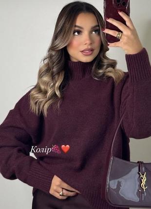 Свитер свитерик свитер бургунди бургунди zara new collection