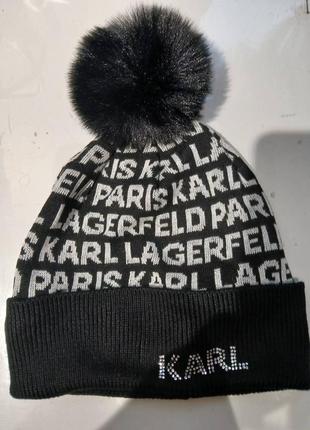 Шапка бренда karl lagerfeld оригінал