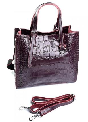 Практична та гарна шкіряна сумка5 фото