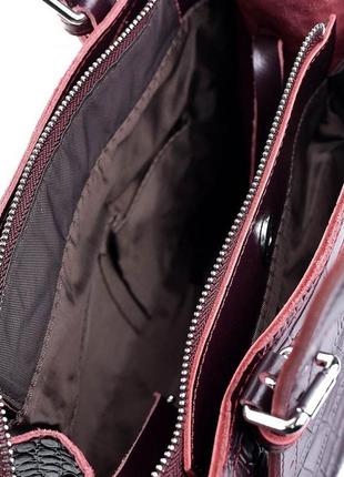 Практична та гарна шкіряна сумка6 фото