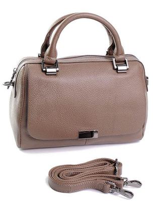 Вмісткі шкіряні сумки в кольорах4 фото