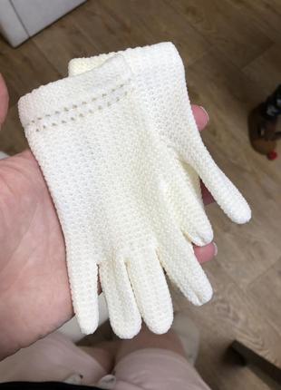 Нейлоновые перчатки ажурные белые перчатки нейлоновые ажурные перчатки для девочки жемчужные белые