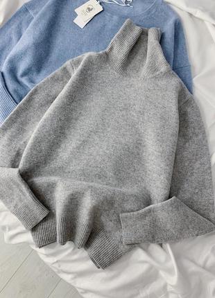 Меланжевой джемпер uniqlo