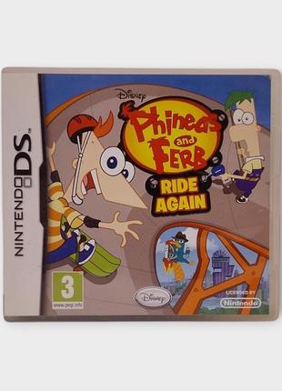 Картридж с игрой phineas and ferb ride again (nintendo ds)