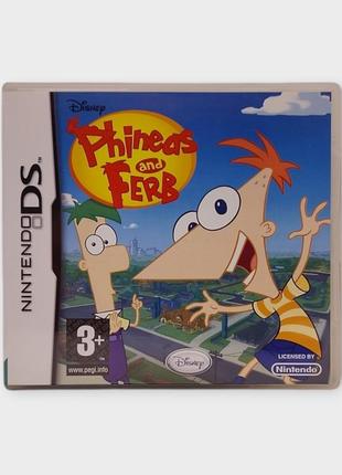 Картридж с игрой phineas and ferb (nintendo ds)