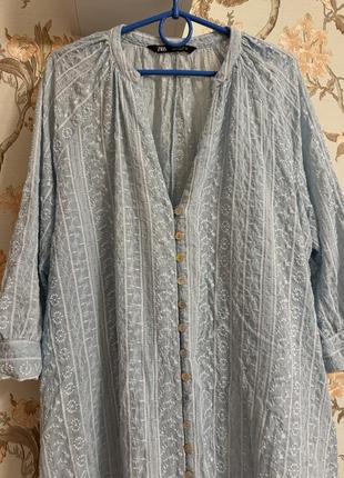 🥰 платье вышиванка zara 7