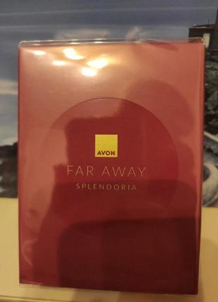 Парфумована вода far away splendoria avon 50 ml в новому дизайні