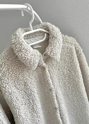 Рубашка тедди плюшевая флис h&m3 фото