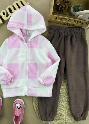 Флісовий костюм для дівчаток