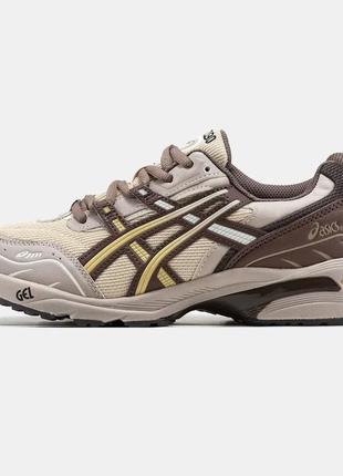 Кроссовки мужсике asics gel 1090 beige brown