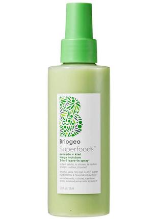 Незмивний кондиціонер-спрей briogeo avocado+kiwi leave-in conditioner