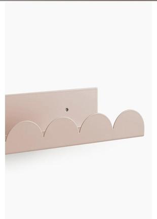 Металлическая настенная полка в детскую h&m home3 фото
