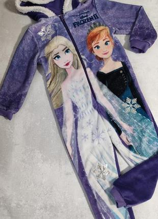 Махрова піжама ромпер кігурумі для дівчинки