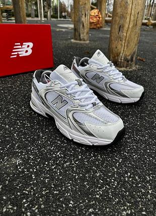 Зимние кроссовки new balance 530 белые мужские 40 41 42 43 44