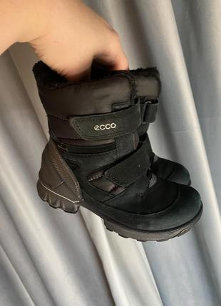 Ecco ботинки сапоги б/в зимние 28 р.