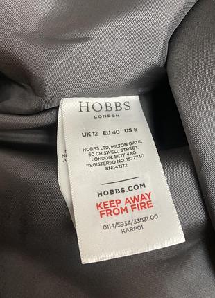 Платье с твидовой подкладкой hobbs grey со смесью шерсти плиссированное в клетку с твидовой подкладкой крупнобритания 125 фото
