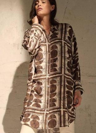Длинная рубашка -туника mos mosh