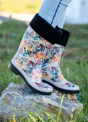 Зимние резиновые сапоги beck women's herbst fashion boot multicolor eu 41
