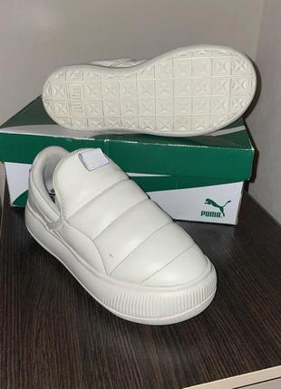 Зимние слипоны дутики puma, 38 р