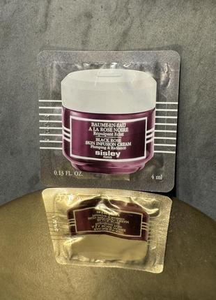 Крем для лица "с экстрактом черной розы" sisley black rose skin infusion cream, 4 мл