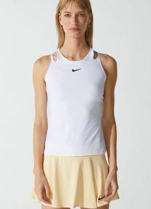 Женская майка топ теннисный nike pink court dri-fit advantage tank w новая оригинал