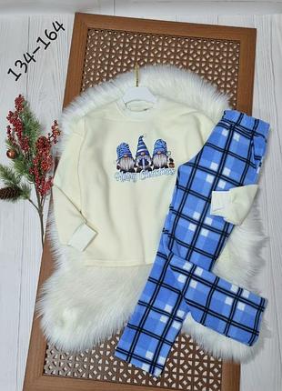 Теплая пижама для девочки